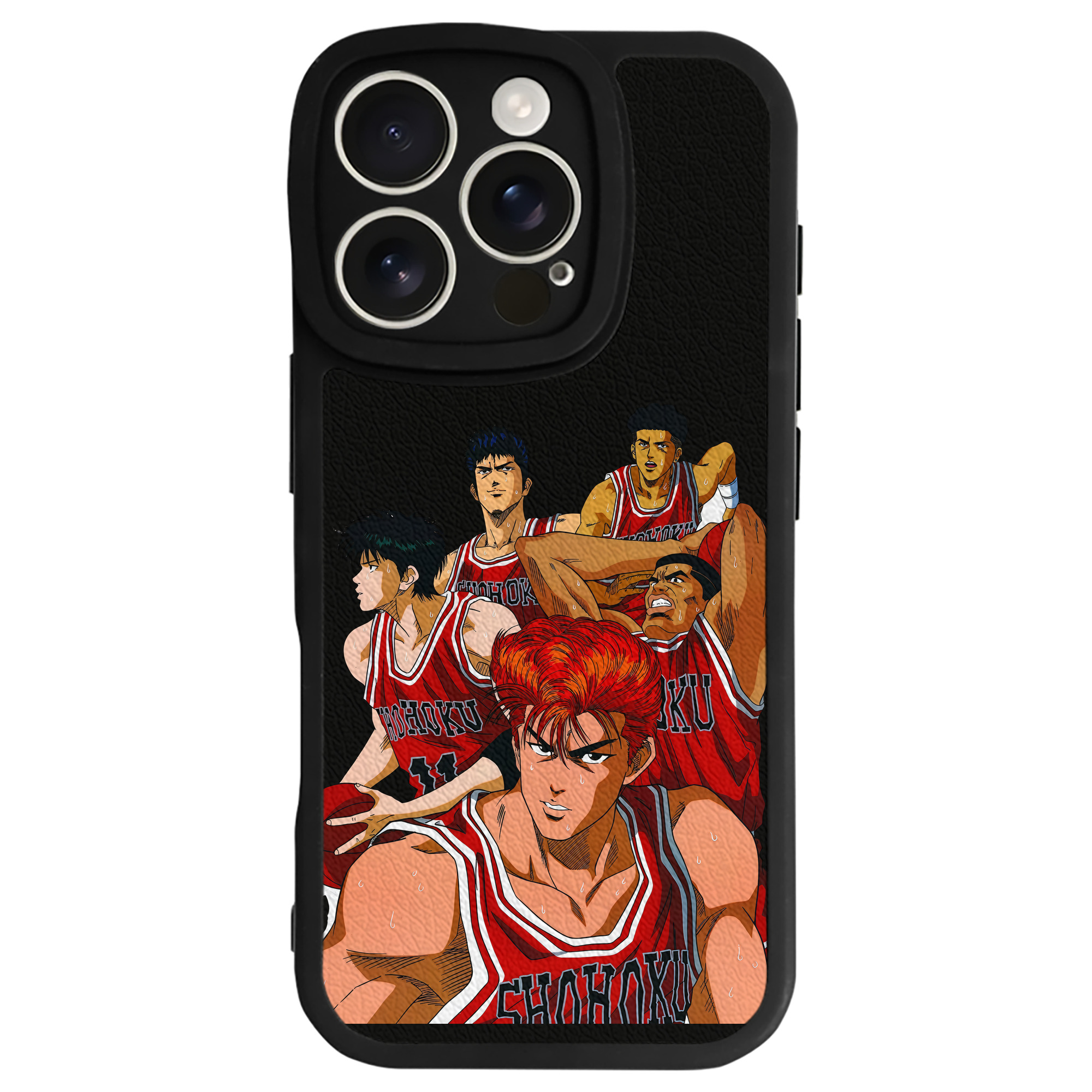 （画像用） SLAM DUNK／スラムダンク 【iPhone 16シリーズ対応】シリコンスマホケース（レザー調） 材質：シリコン